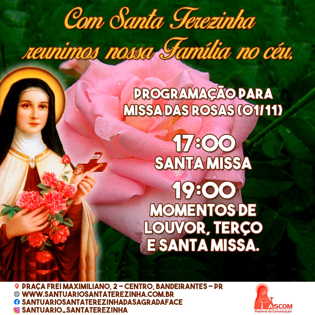 Leia mais sobre o artigo Missa das Rosas de Novembro