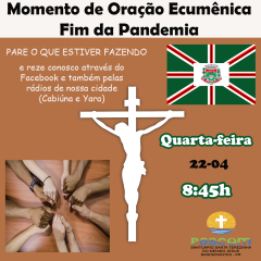 ATO ECUMÊNICO – BANDEIRANTES É DO SENHOR JESUS