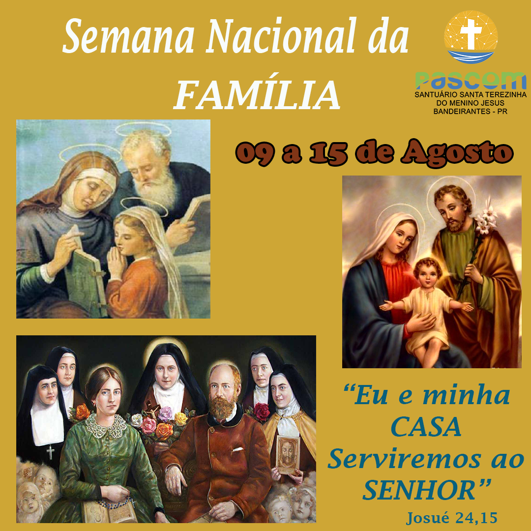 Leia mais sobre o artigo SEMANA NACIONAL DA FAMÍLIA